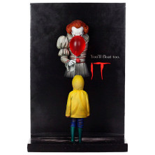 Figura Poster 3D Pennywise & Georgie It 2017